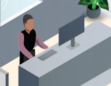 Blue Coat Illustration